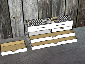 Desktop organizer for hand tools 3D मॉडल