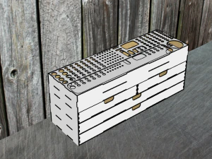 Desktop organizer for hand tools 3D Model