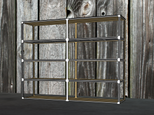 A shelf for car models on a scale of 1-24 1-25 Model 3D