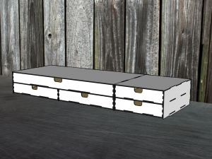 Desktop organizer Model 3D