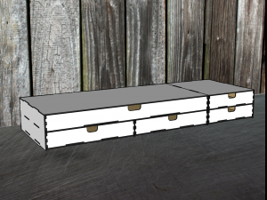 Desktop organizer Model 3D