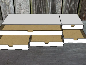 Penyelenggara desktop Model 3D