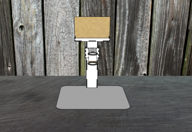 Microscope stand Modello 3D .c4d .max .obj .3ds .fbx .stl .blend 