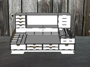 Portable workstation 3D Model