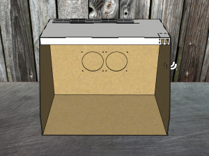 A paint booth for modelers 3D Model