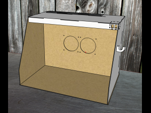 A paint booth for modelers Model 3D