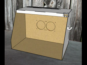 A paint booth for modelers 3D Model