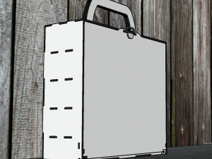 A portable hobby case is an ideal option Modelo 3D