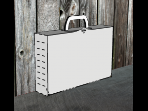 A portable hobby case Model 3D
