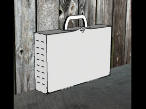 A portable hobby case 3D Model