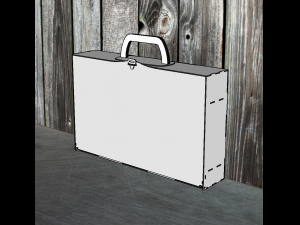 A portable hobby case Model 3D
