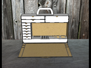 A portable hobby case Model 3D