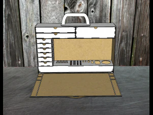A portable hobby case 3D Model