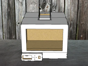 मूल प्रुसा i3 के लिए बॉक्स 3D मॉडल