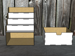 Desktop organizer for storing model chemistry Modèle 3D