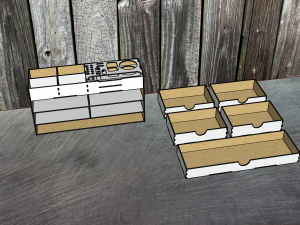 Desktop organizer for hand tools 1 Modèle 3D