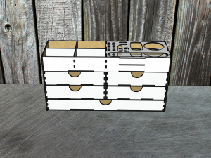 Desktop organizer for hand tools 1 Modèle 3D