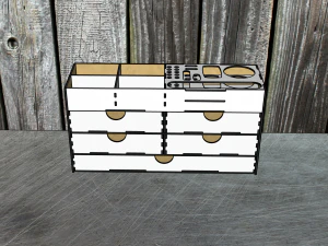 Desktop organizer for hand tools 1 3D Model