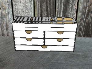 Desktop organizer for hand tools version 2 Model 3D