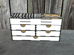 Desktop organizer for hand tools version 2 3D Model