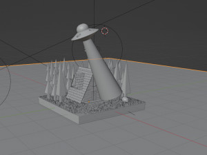 Low Poly Scene Modelo 3D