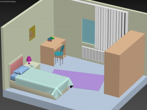 Room model Modelo 3D