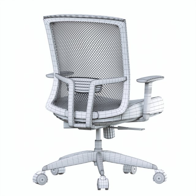 Kal office chair 3D Model in Chair 3DExport