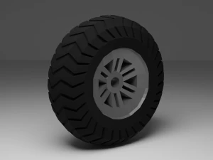 Off-Road Wheel 3D Model
