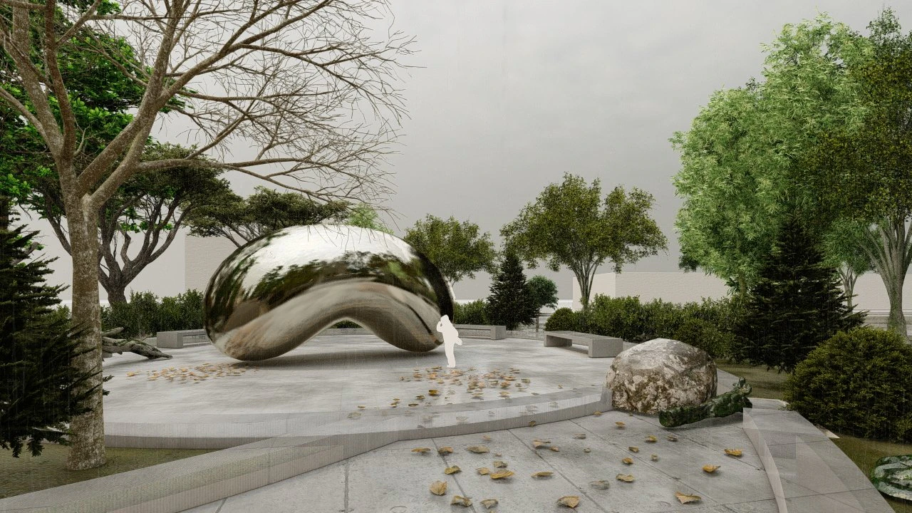 Park Morshin city 3D Model .c4d .max .obj .3ds .fbx .stl .blend 