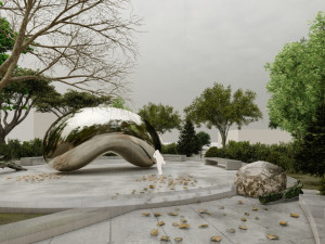 Park Morshin city 3D Model
