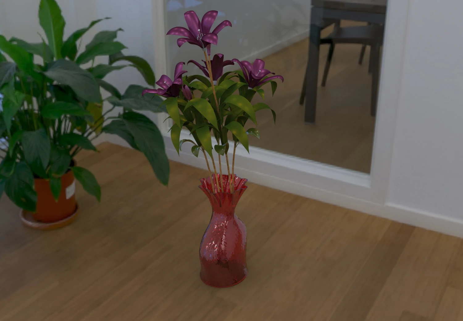 Vase 3D Model .c4d .max .obj .3ds .fbx .stl .blend