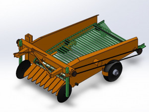 POTATO REMOVING MACHNE 3D 模型
