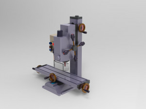 Milling machine Model 3D