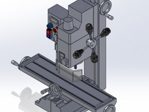 Milling machine Model 3D
