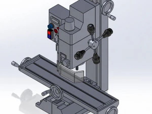 Milling machine 3D Model