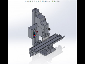 Milling machine Model 3D