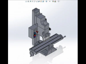 Milling machine 3D Model
