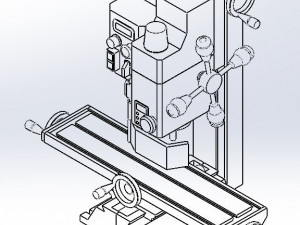 Milling machine Model 3D