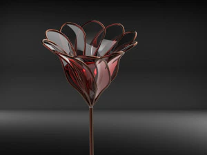 VASE AND FLOWERS 3D Model