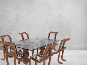 Dinner table 3D Model