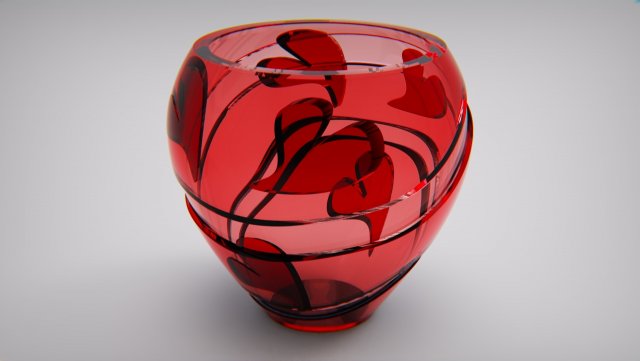 Love vase 3D Модель .c4d .max .obj .3ds .fbx .stl .blend 