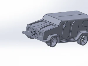 Базовая модель автомобиля 3D Модель
