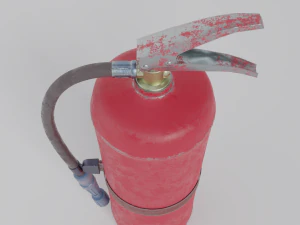 Powder fire extinguisher 3D Model