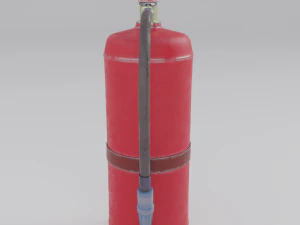 Powder fire extinguisher 3D Model