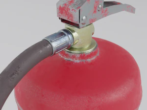 Powder fire extinguisher 3D Model