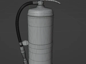 Powder fire extinguisher 3D Model