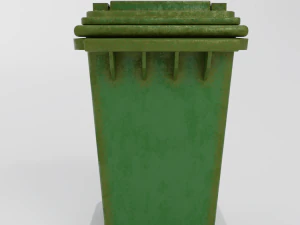 &Ccedil;&ouml;p konteyneri D&uuml;ş&uuml;k Poli 3D Model