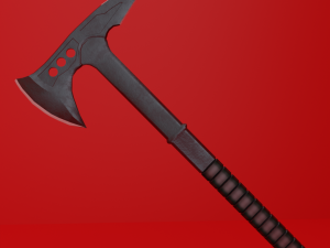 Battle ax tomahawk Low-poly 3D Model