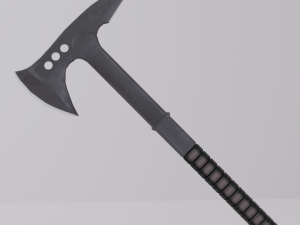 Battle ax tomahawk Low-poly 3D Modell