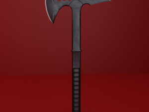 Battle ax tomahawk Low-poly 3D Modell